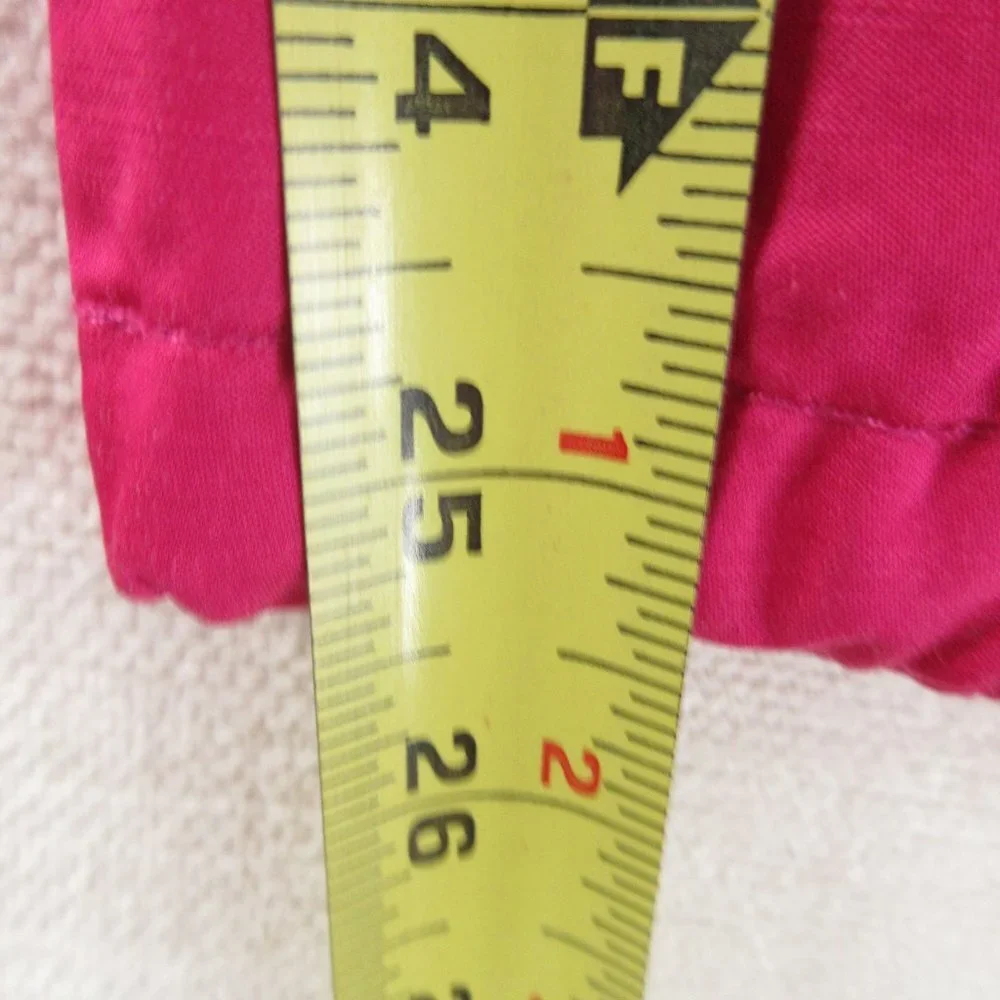 Lauren Ralph Lauren Hot Pink Shantung Cargo Ankle Pant Size 4